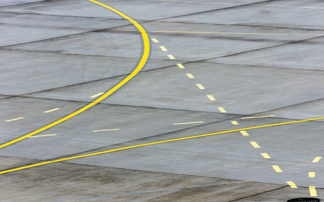 Light Trails in the City at Night